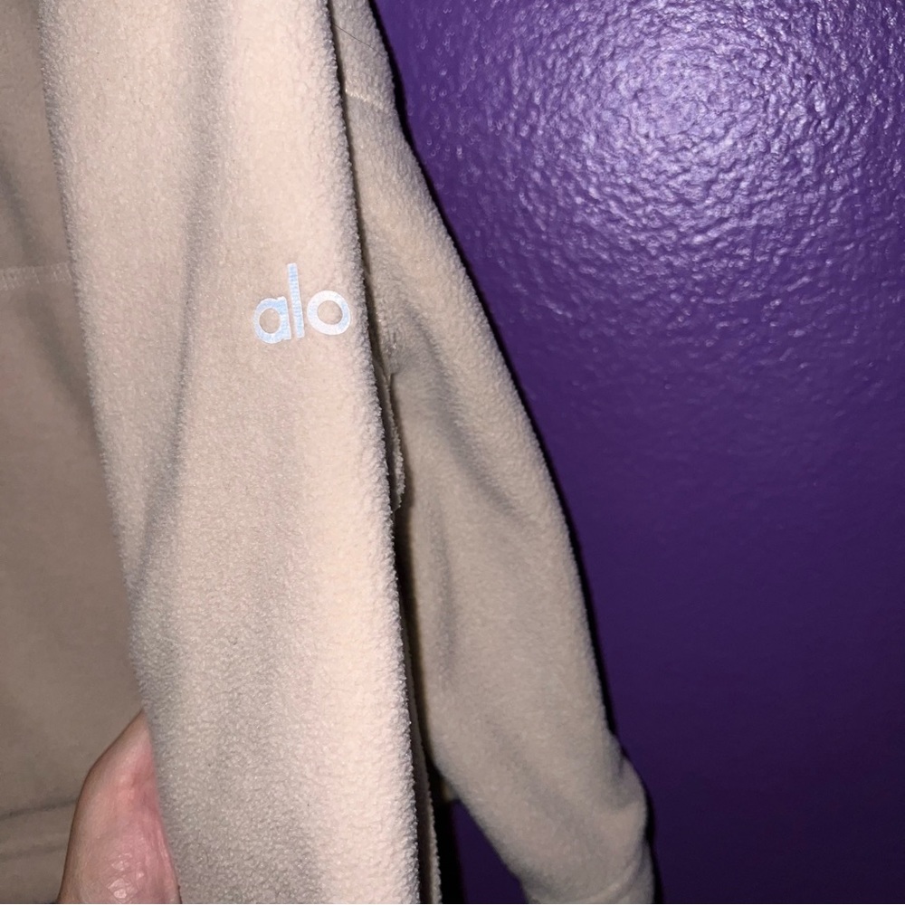 Alo cropped fleece quarter zip reversible - Picture 4 of 5